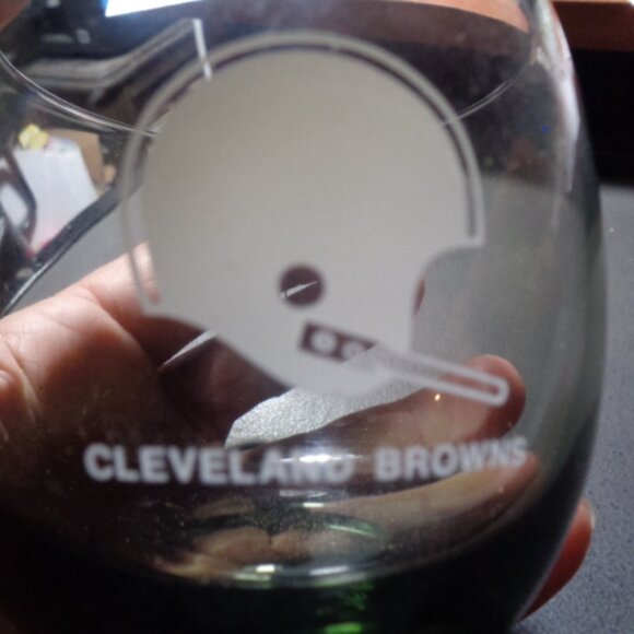Cleveland Browns NFL Glass Tumblers, Set Of 8, Excellent Condition - Picture 3 of 5